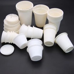 isposable take away cold hot drink biodegradable bubble tea coffee paper cups custom logo with lid with straw
