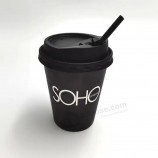 Gobelets en papier de café chaud pla jetables biodégradables personnalisés