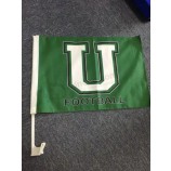 benutzerdefinierte logo hand winken flaggen mini karierte flagge auto rennflagge