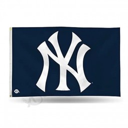 48 entrega rápida 3x5 pies 100% poliéster al por mayor bandera deportiva de la MLB bandera de los Yankees de Nueva York personalizada toda la bandera del equipo de la MLB