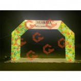 Arco gonfiabile di pubblicità all'aperto, arco gonfiabile del traguardo di inizio della gara per la pubblicità dell'evento promozionale