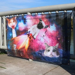 Commercio all'ingrosso custon di alta qualità banner pubblicitario in pvc baner e tessuto banner