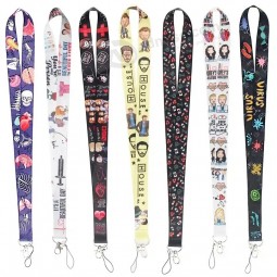 OEM Blank Sublimation Polyester Nylon Masking Lanyard Plain Medal Ribbon Günstige personalisierte benutzerdefinierte Logo gedruckt Lanyard