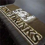 3D наружная реклама канал светодиодные буквы нержавеющая сталь с подсветкой светодиодная вывеска светодиодн