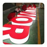 lemaisign heißer verkauf edelstahl macher led drucker rahmen metall frontlit custom kanal acryl licht outdoor 3d buchstaben schild