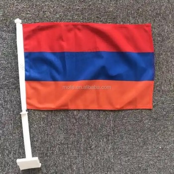 Bandera personalizada personalizada de la ventana del coche con su imagen Bandera de texto del logotipo para desfiles de eventos deportivos patrióticos