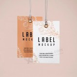 Personnalisé Privé Extension de Cheveux Emballage Papier Cadeau Hang Tags