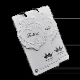 Etichetta di carta appesa personalizzata Etichette cartellini dei prezzi per i vestiti indumento Abbigliamento appendere Tag