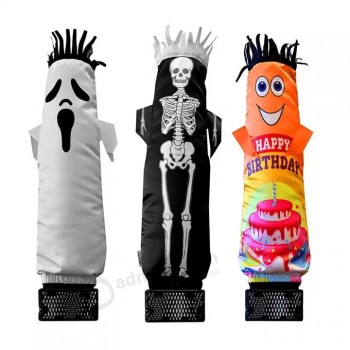 Alta Lode Cartoon Wind Dancer Tube Man Mini Gonfiabile Rosso Piccolo Ballerino d'Aria In Vendita
