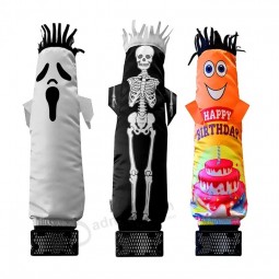 Alta alabanza Dibujos animados Bailarín de viento Tube Man Rojo Inflable Mini Pequeño Bailarín de Aire para la Venta
