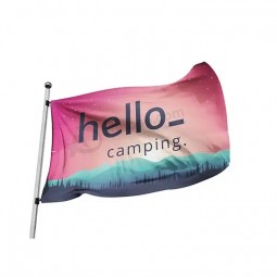 Vente en gros du monde 68D polyester 3x5 pieds drapeaux de tous les pays, impression personnalisée nationale 3x5 drapeau bannières du monde