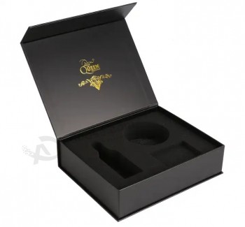 Cina Scatola di carta rigida a forma di libro di lusso personalizzato Imballaggio Scatole regalo magnetiche con inserto in schiuma EVA
