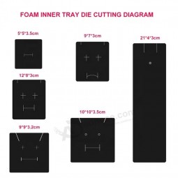 Kartonschublade Schiebekette Ohrring Armband Ring benutzerdefiniertes Geschenkpapier Verpackung Schmuckschatulle