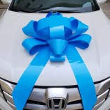 Оптовая продажа пластиковый гигантский подарочный бант на свадьбу Рождество 30 дюймов красный автомобильный