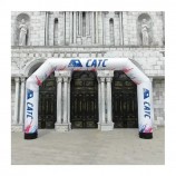 Arco de aire deportivo de la exhibición de la carrera de la puerta Reciclaje Arco del logotipo impreso personalizado para eventos Gazebo Publicidad promocional Tienda inflable