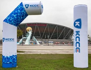 KCCE 신제품 custmozied 아치 지원 팽창식 광고 아치 팽창식 아치 풀 컬러 인쇄 팽창식 아치