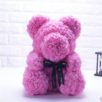 Shopify Dropshipping 크리스마스 선물 장미 곰 선물 꽃 테디 베어 장미 현실적인 장미 곰 25cm