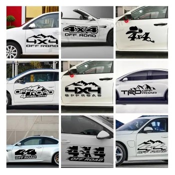 2023 Moda di vendita calda Decalcomania di alta qualità Decorazione di qualsiasi dimensione di qualsiasi forma Vinile Adesivo per auto con trasparenza personalizzata