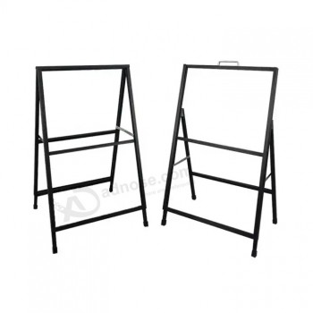 Pas cher en aluminium double face A-frame Snap Open Sign A1 Affiche publicitaire Affichage Tableau Support A Cadre
