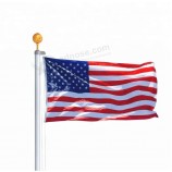 Asta de bandera seccional al aire libre Halyard House Kit de asta de bandera seccional con bandera de EE. UU. de 3'x5'