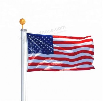 Sectionele vlaggenmast Outdoor Halyard House Sectionele Vlaggenmast Kit met 3'x5' US Vlag