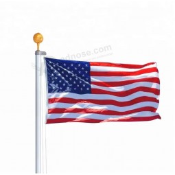 Sektionsfahnenmast Außenfall Haus Sektionsfahnenmast Kit mit 3'x5' US-Flagge