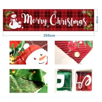 Buon Natale Banner Decorazioni Da Cortile All'aperto Grandi Segni Rossi Da Appendere Di Natale Per Natale Casa All'aperto Casa Garage Porta Banner