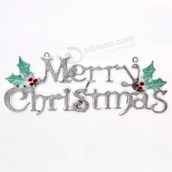 卸売プラスチッククリスマスツリードアデコレーション3Dメリークリスマスバナー