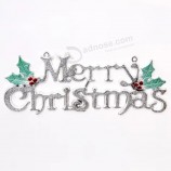 Commercio all'ingrosso Plastica Albero di Natale Porta Decorazione 3D Buon Natale Banner