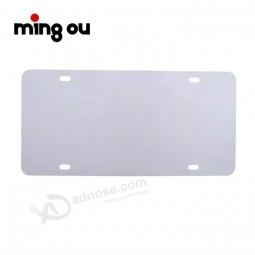 Fabrikgefertigtes Aluminium DIY Autonummer Nummernschild-Designs Platte Sublimation Nummernschild - 4 Löcher