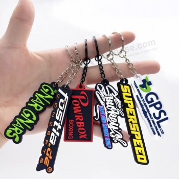 Regalo aziendale promozionale per portachiavi con logo personalizzato Portachiavi in pvc 2d e 3d portachiavi personalizzato portachiavi personalizzato in gomma morbida