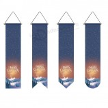 Banner de gran tamaño al aire libre impreso por encargo/cartel de Navidad de banner colgante