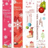 ホットセールクリスマスドアカーテンカプレット装飾的なクリスマスバナー