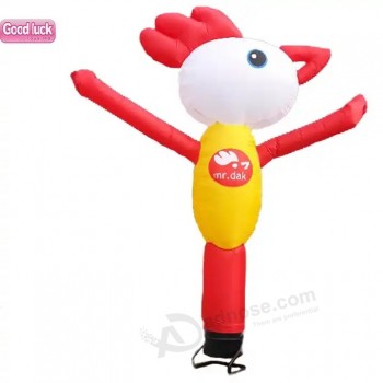 피자 농부 사용자 정의 게 빨간 치킨 모노 풍선 라이트 업 에어 댄서