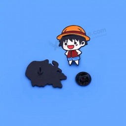 benutzerdefiniertes Design Chibi Kawaii Baby Japan Anime Souvenirs Brosche Revers Anstecknadel Abzeichen Metall niedlich Cartoon Charakter zufälliges Los Emaille Pin