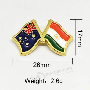 benutzerdefinierte Pin amerikanisch kanadischer Anzug Metall Hut saudisch Welt national Hand weich magnetisch Land Iran Emaille Flagge Abzeichen Revers Pin