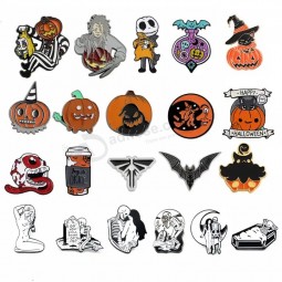 OEM ODMいいえ最小バルク卸売メーカーデザイン漫画アニメソフトハードメタルクラフト襟ピンカスタムバッジエナメルピン