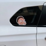 Autocollants moto / voiture Scratch Shelter Scratch Cover porte en vinyle étanche Étiquette de dessin animé créative Autocollant de transfert transparent