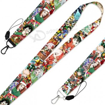 Navidad Nuevo Diseño My Hero Academia Anime Japonés Cinta Llavero Cordón de teléfono