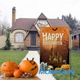 Bandiera da giardino a tema Halloween stampata personalizzata 600d decorazione del giardino del cortile all'aperto