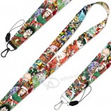Noël Nouveau Design Mon Héros Académie Japonais Anime Ruban Porte-clés Téléphone Lanière