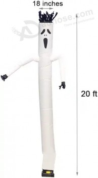 Vendita calda Halloween tubo d'aria gonfiabile fantasma cielo ballerino 1Leg gonfiabile Onda Uomo Per festival Pubblicità