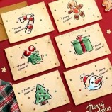 9 pezzi simpatici animali inverno biglietti d'auguri collezione con 9 disegni festivi unici e buste per la stagione natalizia invernale