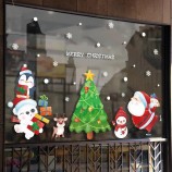 Adesivi per finestre di Natale Adesivi per finestre di Babbo Natale Pellicola di vetro Adesivo per vetro per finestre di Natale