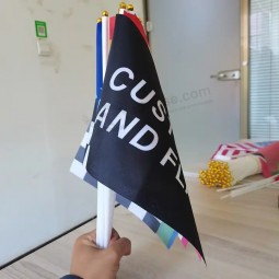 Groothandel Aangepaste Mini Indiase Europese Voetbal Nfl Union Zwaaiende Hand Partij Islamitische Vlaggen