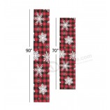 Bandera de mesa decorativa de navidad de lino de buena calidad para la venta