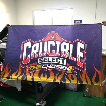 Consegna veloce personalizzata stampa il tuo logo parole di design bandiera in nylon 3x5 ft banner bandiera da parete del paese personalizzati