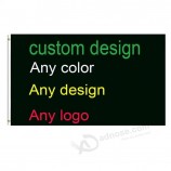 Stampa il tuo logo design parole bandiera 3x5 ft bandiere personalizzate striscioni