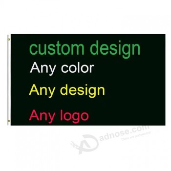Stampa il tuo logo design parole bandiera 3x5 ft bandiere personalizzate striscioni