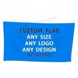 2023 Nieuw Product Goedkope Print Katoenen Ontwerp Print Uw Logo Polyester Stof Reclamecampagne Outdoor Custom Flag Banner